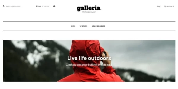 Woocommerce Galleria Storefront Child Theme 2.2.19 GPL Theme