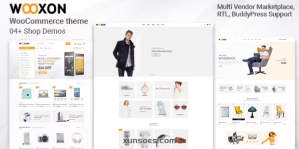 Wooxon WooCommerce WordPress Theme 2.2.1 GPL Theme