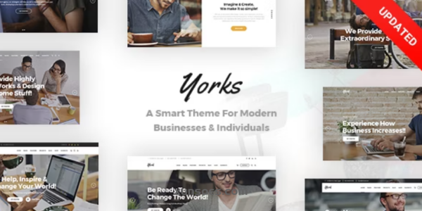 Yorks A Smart Theme For Modern Businesses Individuals 1.5 GPL Theme