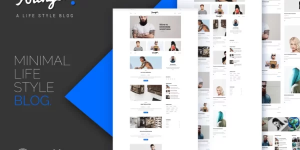 Younger Blogger Personal Blog WordPress Theme 1.1 GPL Theme
