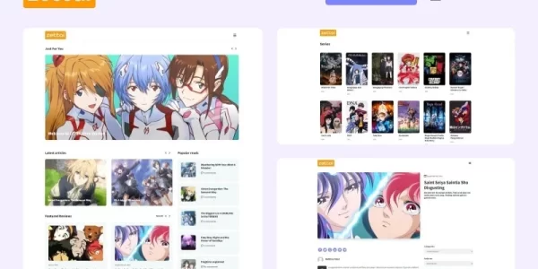 ZETTAI Free Anime WordPress Theme 1.0 GPL Theme