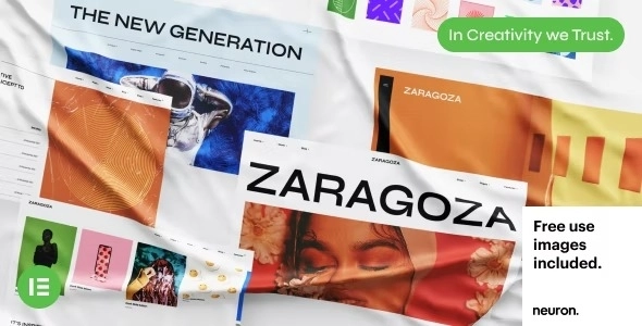 Zaragoza Creative Portfolio WordPress Theme 1.0.0 GPL Theme