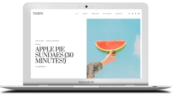 ZigZagPress Tahini WordPress Theme 1.0.0 GPL Theme