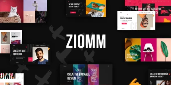 Ziomm Creative Agency Portfolio WordPress Theme 1.0.3 GPL Theme