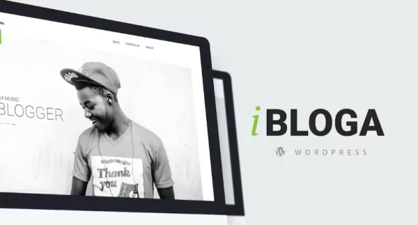 iBloga — Clean and Minimal Blog WordPress Theme 1.0.1 GPL Theme