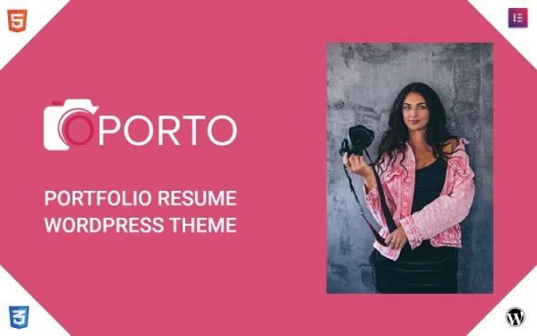 oPorto Responsive Personal Portfolio Resume WordPress Theme 1.0.0 GPL Theme