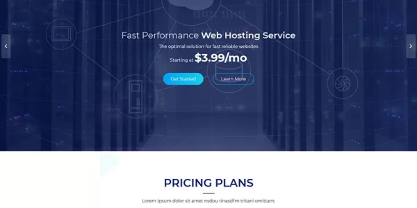 vHost Web Hosting WordPress Theme 1.0.1 GPL Theme