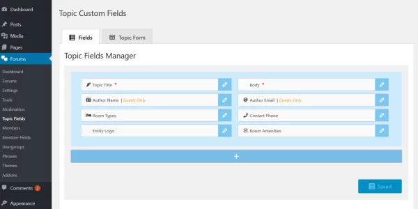 wpForo Topic Custom Fields 3.2.1 GPL Plugins