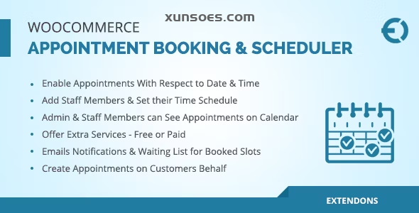 Appointly WooCommerce Appointment Booking & Scheduler Plugin 1.2.5 GPL Plugins