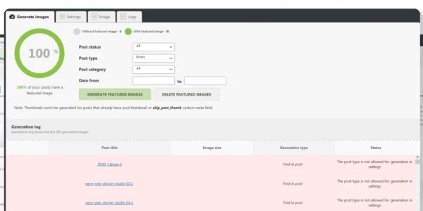 Auto Featured Image 1.4.5 GPL Plugins