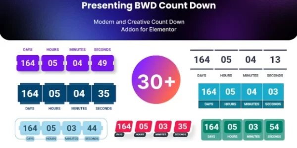 BWD Counter addon for elementor 1.1 GPL Plugins