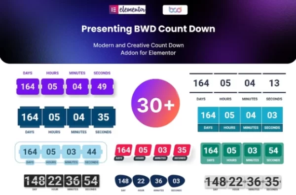 BWD Counter addon for elementor 1.1 GPL Plugins