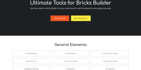 Bricks Ultimate Ultimate Tools for Bricks Builder 1.6.16.1 GPL Plugins