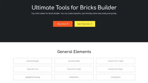 Bricks Ultimate Ultimate Tools for Bricks Builder 1.6.16.1 GPL Plugins