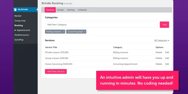 Brindle Booking Appointments Plugin 1.1.7 GPL Plugins