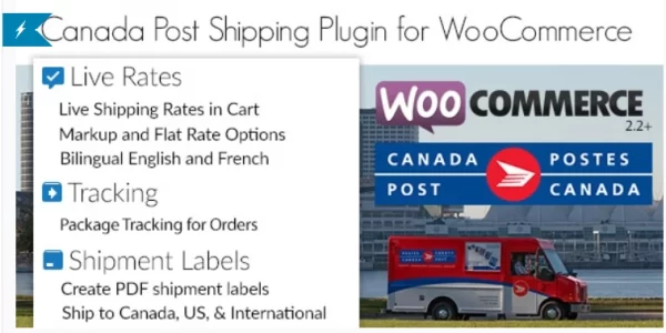 Canada Post WooCommerce Shipping Plugin for Rates, Labels and Tracking 1.7.16 GPL Plugins