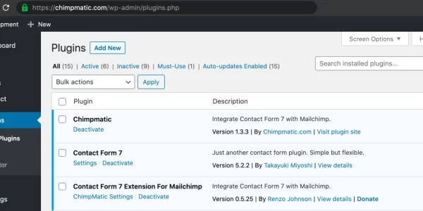 Chimpmatic WordPress MailChimp Integration 1.3.6 GPL Plugins