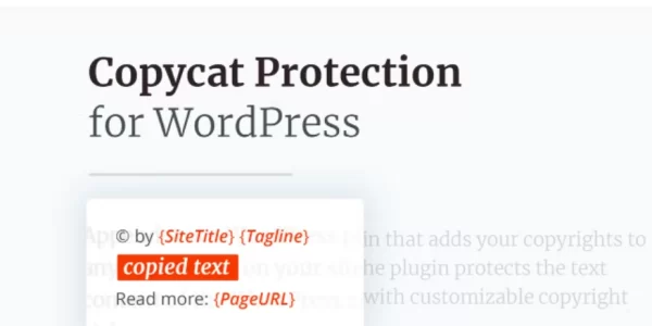 Copycat Protector for WordPress 1.1.0 GPL Plugins