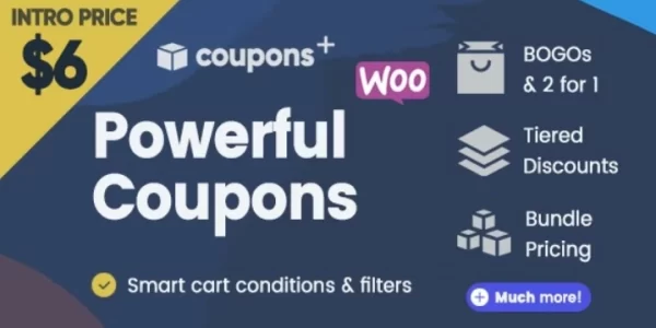 Coupons + | Advanced WooCommerce Coupons Plugin 1.1.1 GPL Plugins