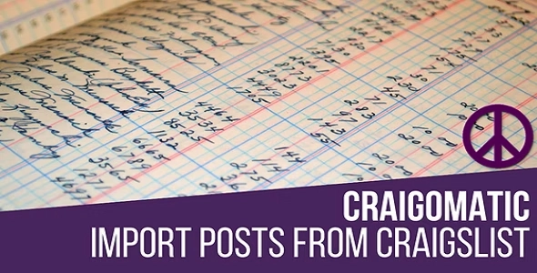 Craigomatic Craigslist Automatic Post Generator – CodeRevolution 1.3.6 GPL Plugins