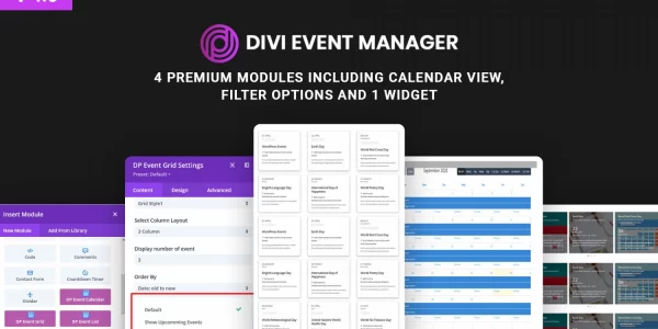 Divi Event Manager Plugin 1.52 GPL Plugins