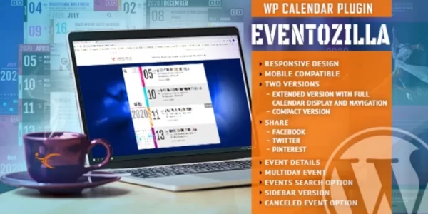 EventoZilla Event Calendar WordPress Plugin 1.5.4 GPL Plugins