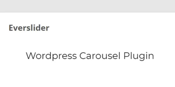 Everslider 1.4 GPL Plugins