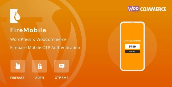 FireMobile- WordPress WooCommerce firebase mobile OTP authentication 1.2.2 GPL Plugins