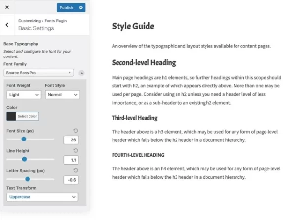 Fonts Plugin Pro Google Fonts for WordPress 1.8.0 GPL Plugins