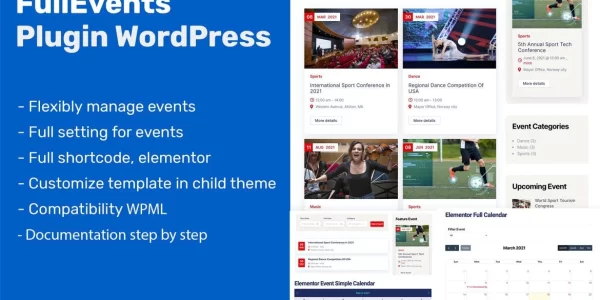 FullEvents Event Plugin WordPress 1.2.2 GPL Plugins