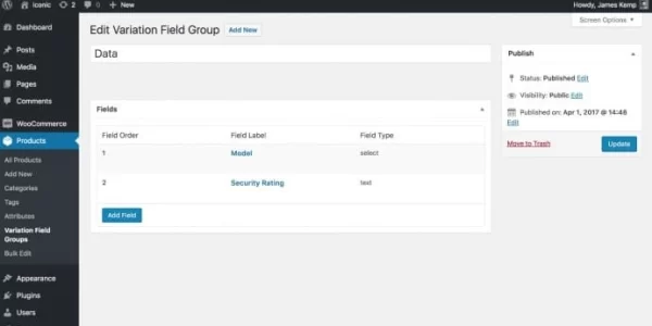 Iconic WooCommerce Custom Fields for Variations 1.7.1 GPL Plugins