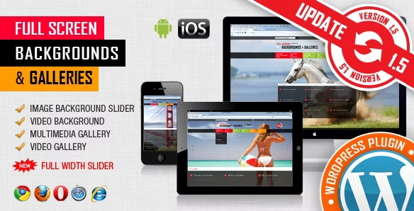 ImageVideo FullScreen Background WordPress Plugin 1.6.6 GPL Plugins