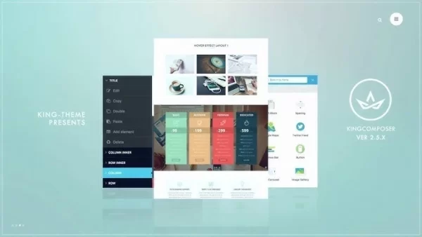 King Composer Pro FrontEnd Live Editor 1.9.4 GPL Plugins