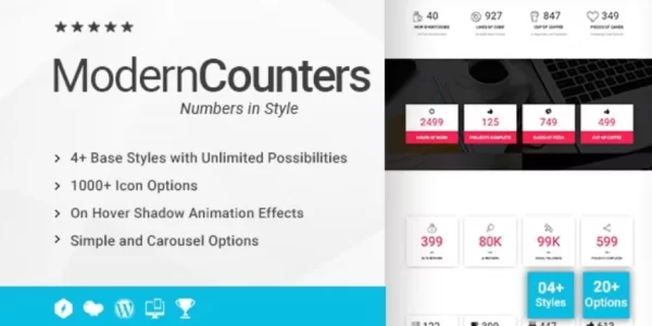 Modern Counters Addon for WPBakery Page Builder 1.1.0 GPL Plugins