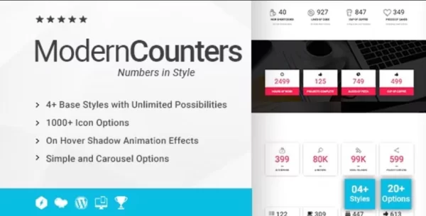 Modern Counters Addon for WPBakery Page Builder 1.1.0 GPL Plugins