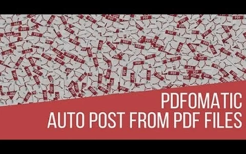 Pdfomatic Automatic Post Generator Plugin – CodeRevolution 1.1.1 GPL Plugins