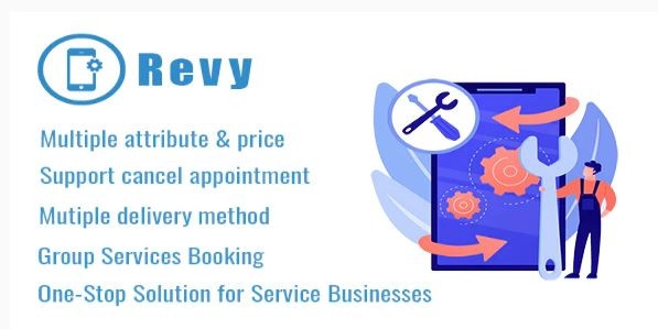 Revy WordPress booking system for repair service industries 1.15 GPL Plugins
