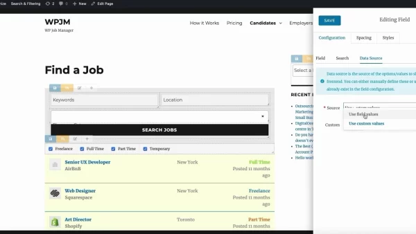 Search and Filtering for WP Job Manager 1.1.7 GPL Plugins