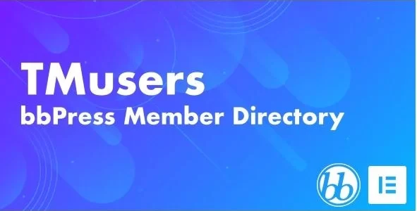 TMusers bbPress Forum Member Directory For Elementor 1.1 GPL Plugins