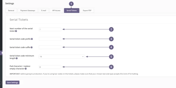 Tickera Serial Ticket Codes Addon 1.1.0 GPL Plugins