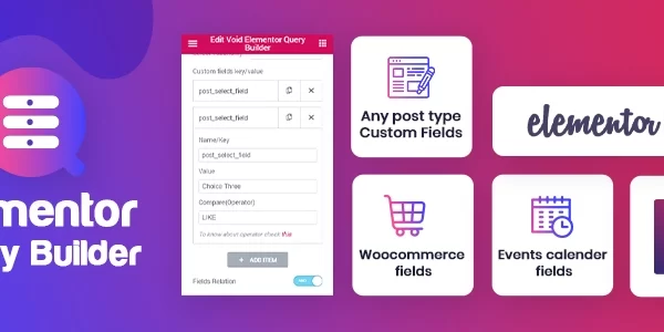 Void Elementor Query Builder 1.3 GPL Plugins