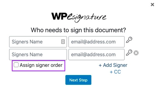 WP E-Signature Assign Signer Order 1.8.7 GPL Plugins