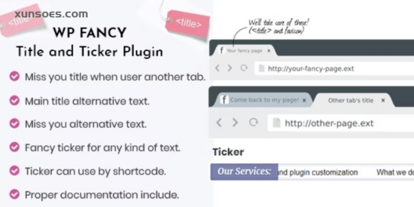 WP Fancy Title and Ticker WordPress Plugin 1.7.1 GPL Plugins