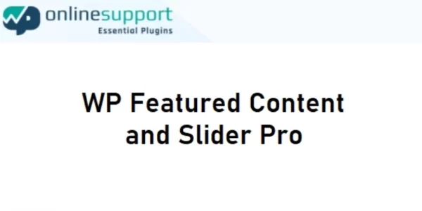 WP Featured Content and Slider Pro  – Essential Plugin 1.8 GPL Plugins
