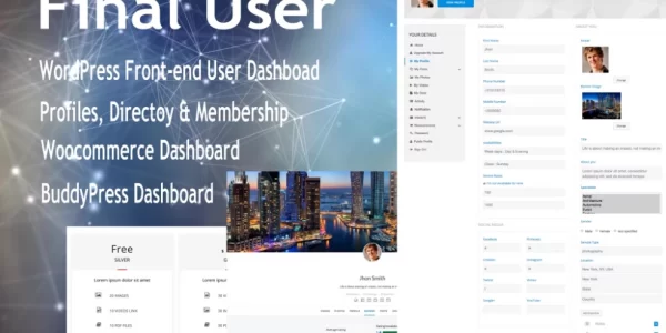 WP Front-end User Profiles 1.2.1 GPL Plugins