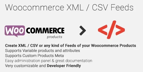 Woocommerce XML CSV Feeds 1.1.14 GPL Plugins