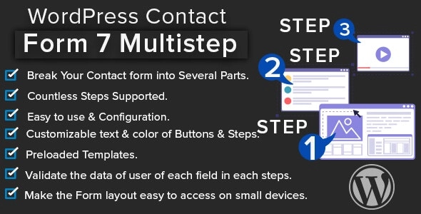 WordPress Contact Form 7 Multistep 1.3.1 GPL Plugins