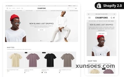 Champion - Shopify 2.0 Fashion Theme | Best Shopify Clothing Theme