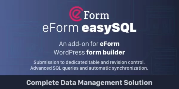 eForm Easy SQL Submission to DB Revision Control 1.3.1 GPL Plugins
