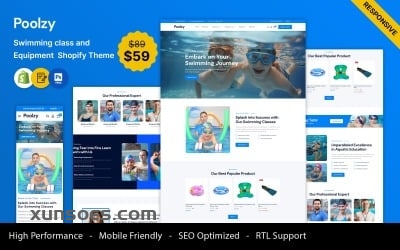 Poolzy - Swimming Pool Services Pool Cleaning And Pool Repair Shopify Theme